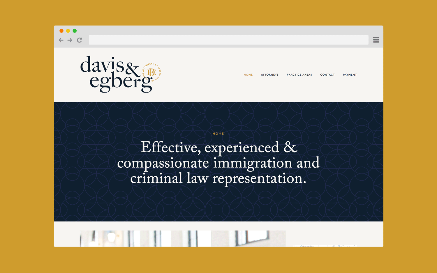 Davis & Egberg Website